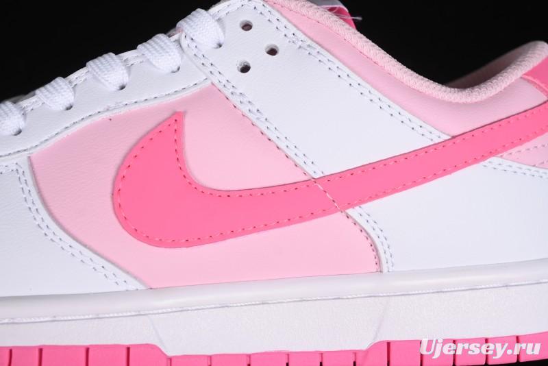 Nike SB Dunk Low Glacier Pink Low-Top Casual Skateboarding Shoes - HQ1181-661