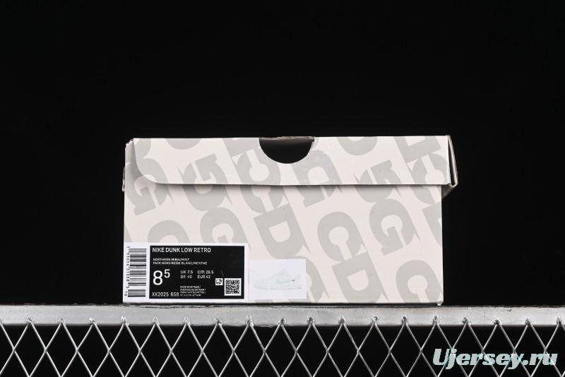 Nike SB Dunk Low The North Face Supreme Collaboration - Bamboo Green Anniversary Custom Low-Top Casual Skate Shoes - XX2025-658