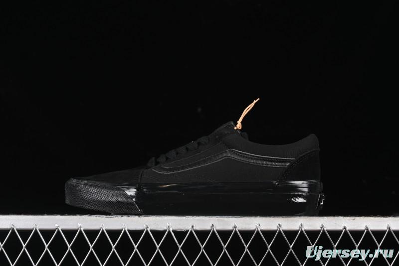 Vans Old Skool Premium Black Suede Retro Skate Shoes - VN000CXTBKA