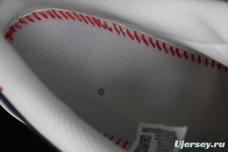 Nike Air Force 1 '07 Low Stussy Collaboration - Blue Red Print Low-Top Casual Sneakers - XZ3318-566