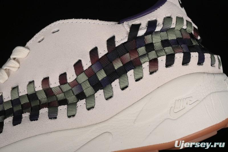 Nike Footscape Woven Asymmetrical Knit Low-Top Lifestyle Sneakers with Nike Air Cushion - FV3615-191