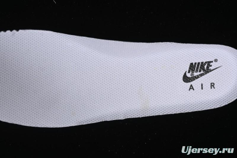 Nike Air Force 1 '07 Low White Grey Black Double Swoosh Casual Sneakers - DY8899-001