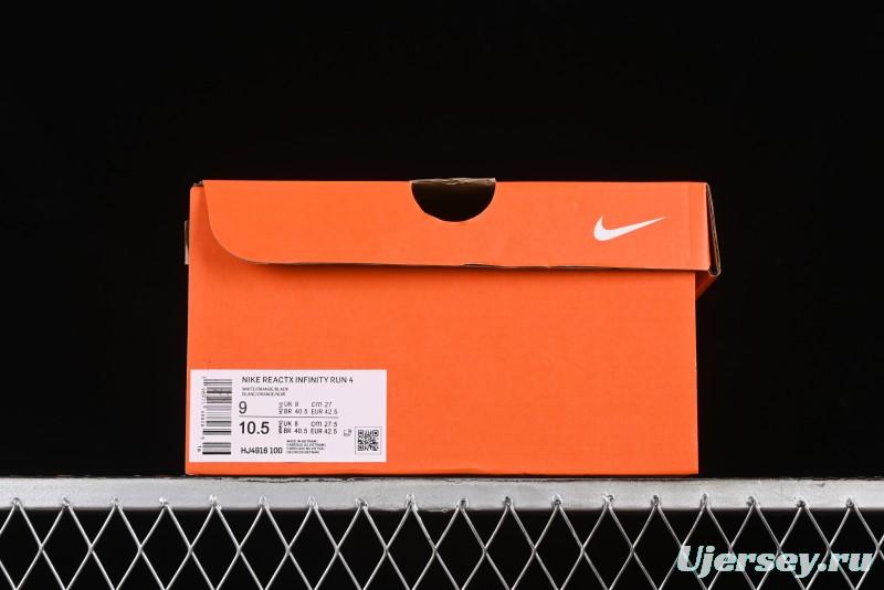 Nike ZoomX Infinity Run 4 Professional Cushioned Running Shoes with Knit Upper - HJ4916-100