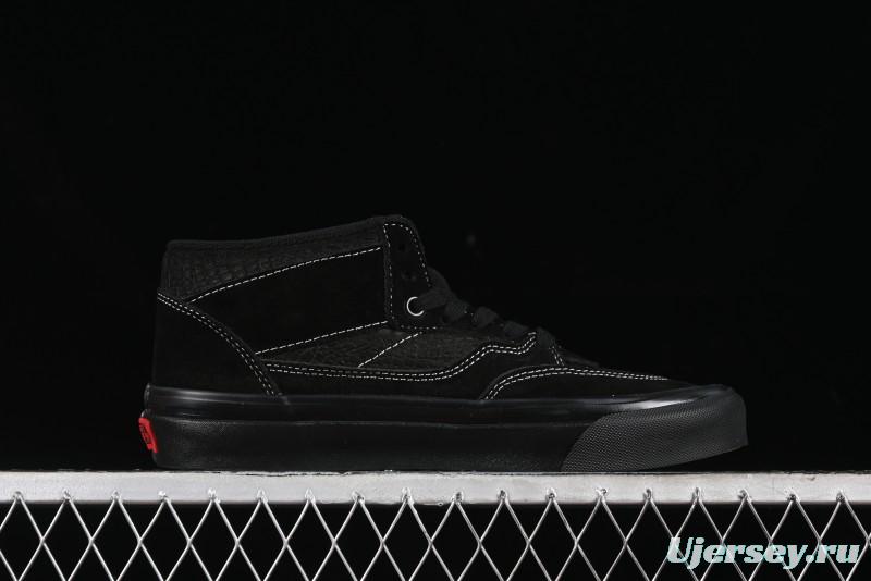 Vans Half Cab 33 DX Black Knight Anaheim Classic Retro Skate Shoes - VN0A5KX6BKA