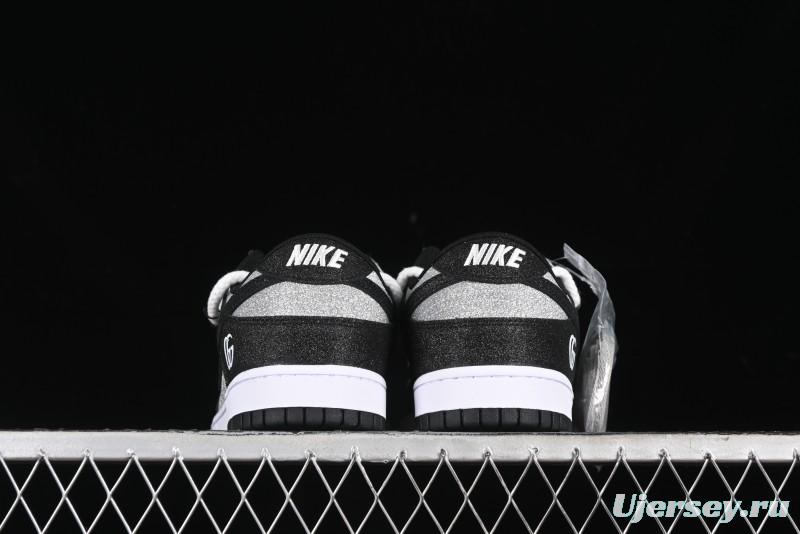 Nike SB Dunk Low Gucci Collaboration - Black Star Hook Anniversary High-End Custom Low-Top Casual Skate Shoes - SJ2068-268