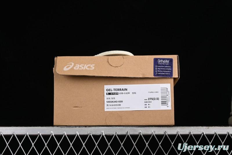 Asics Gel-Terrain Retro Breathable Casual Shoes Cushioned Men's Durable Running Sneakers - 1203A342-020