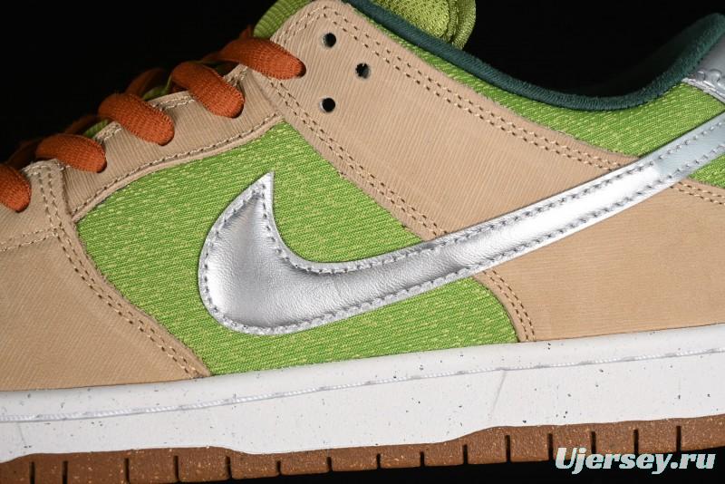 Nike SB Dunk Low Casual Skate Shoes with Escargot-Inspired Vanilla Garlic Butter Colorway - FQ7585-200
