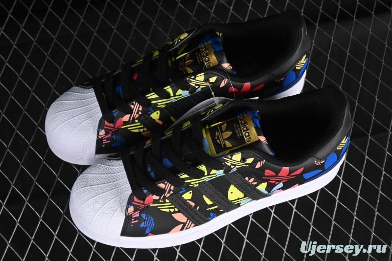 Adidas Superstar H00182 Casual Sneakers with Shell Toe Design - H00182