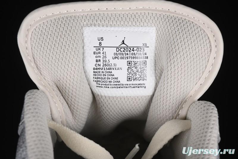 Nike Air Jordan 1 Low AJ1 The North Face Collaboration - Rock Gray High-End Custom Retro Basketball Shoes DC2024-023