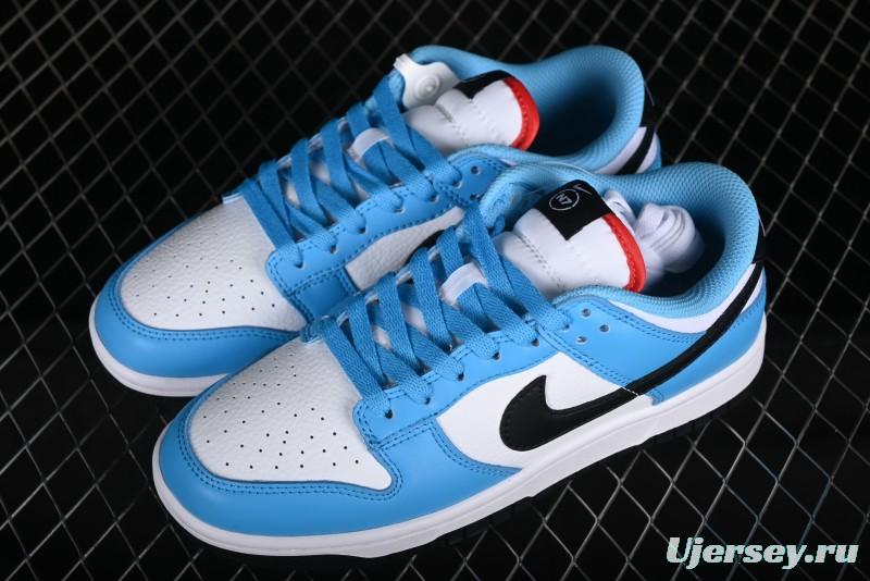 Nike Dunk Low Next Nature "N7" SB Casual Skate Shoes with Vibrant Color Blocking - HJ9088-488