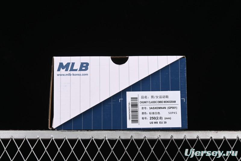 New York Yankees MLB Bigball Chunky Embo Monogram Platform Sandals - 3ASXEMN4N50PKS