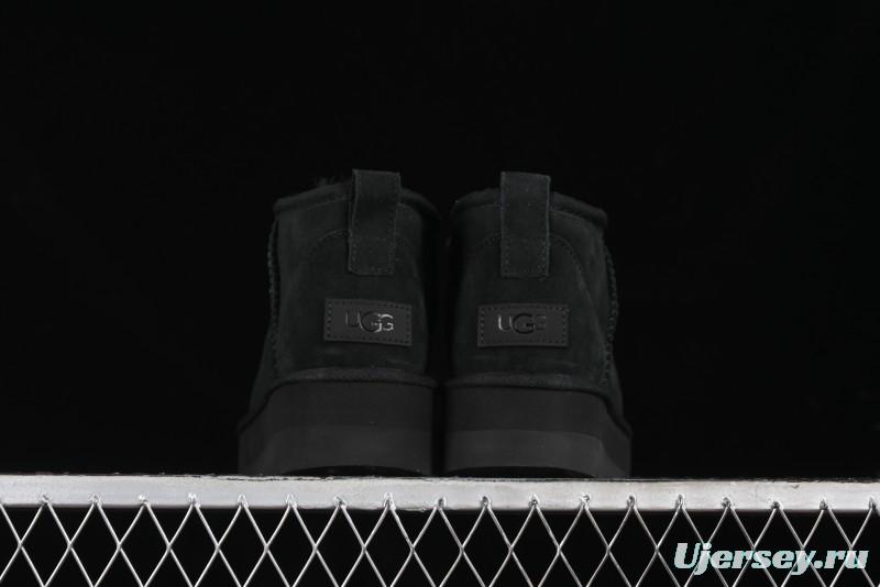 UGG Classic Ultra Mini Platform 3CM Wool Blend Mini Short Boots - 1135092