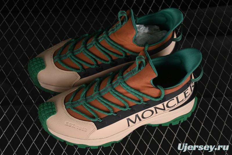 Moncler Trailgrip GTX Hiking Shoes with Cordura Nylon Gore-Tex Waterproof and Vibram Outsole - M00240M3457