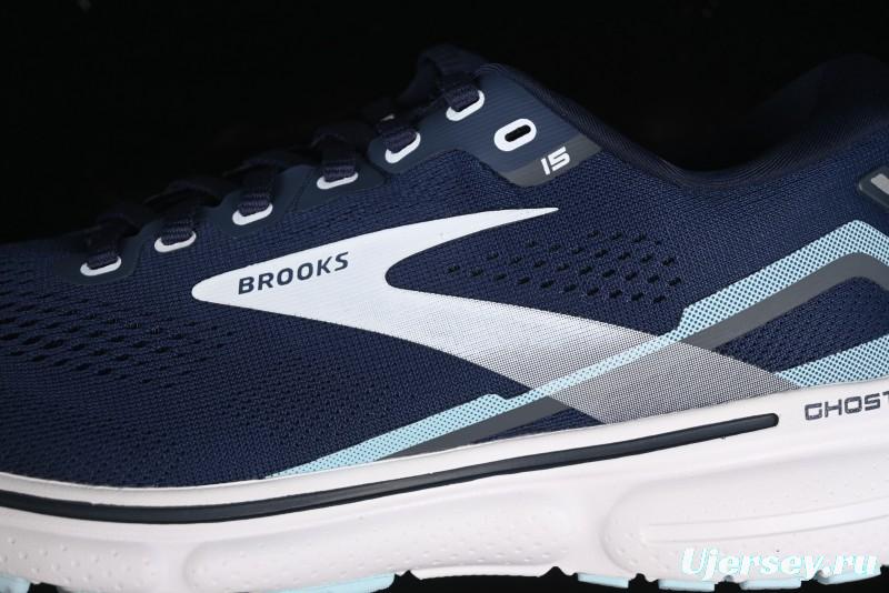 Brooks Ghost 15 Running Shoes with DNA LOFT V2 Cushioning and Breathable Air Mesh - 1203802A450