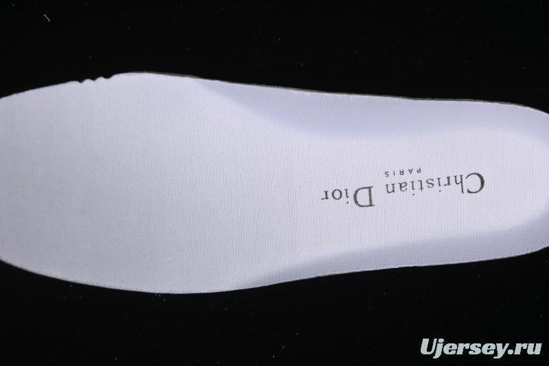 Dior Chrono Round Toe Lace-Up Lifestyle Casual Running Sneakers - 19W WHITE RED