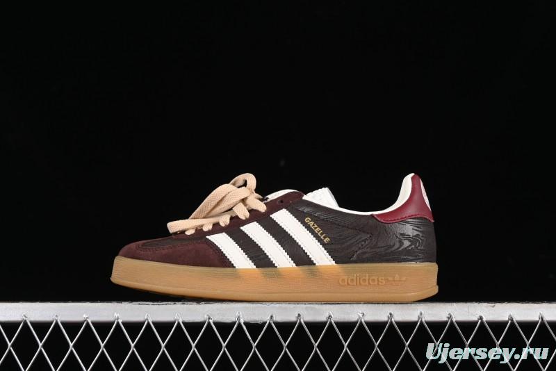 Adidas Originals Gazelle Indoor Retro Casual Slip-Resistant Wear-Resistant Low-Top Sneakers - JP5671