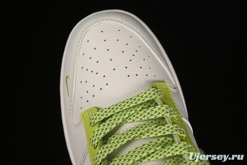 Nike SB Dunk Low Supreme Stone Island Collaboration - Fluorescent Beige Anniversary High-End Custom Low-Top Casual Skate Shoes - BB9866-005