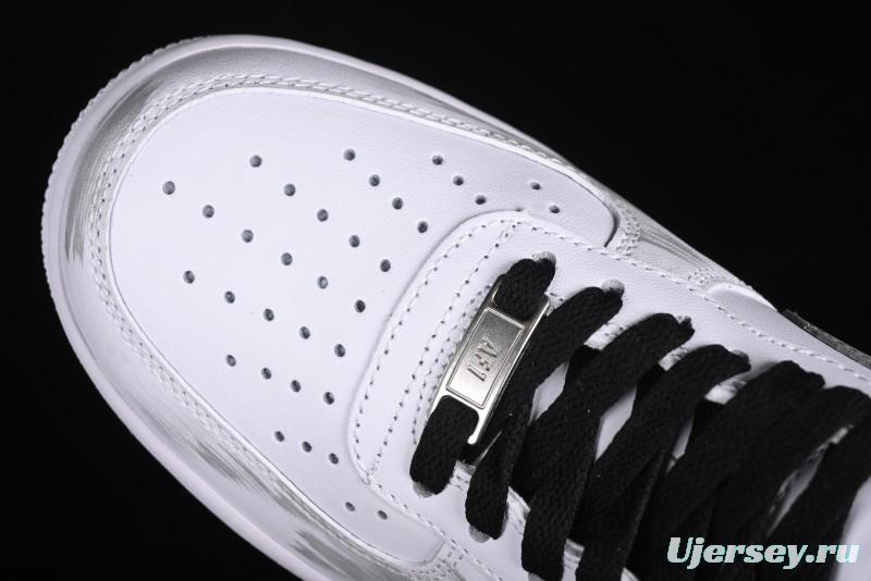 Nike Air Force 1 '07 Low Custom Hand-Painted 2D Theme with Broken Three-Hook Shadow and Strap - CW2288-111