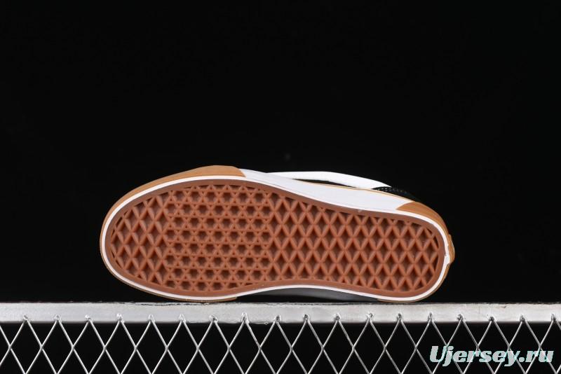 Vans Knu Skool Low Top Retro Casual Vulcanized Skate Shoes with Chunky Tongue - VN0009QCCJI