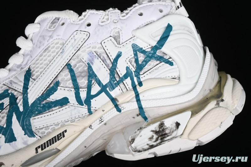 Balenciaga Runner Kith Four Color Retro Casual Shoes - W3RNY0133