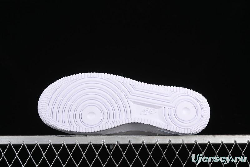 Nike Air Force 1 '07 Low Anime LOVE Series White Blue Spray Paint Casual Sneakers - CW2288-111