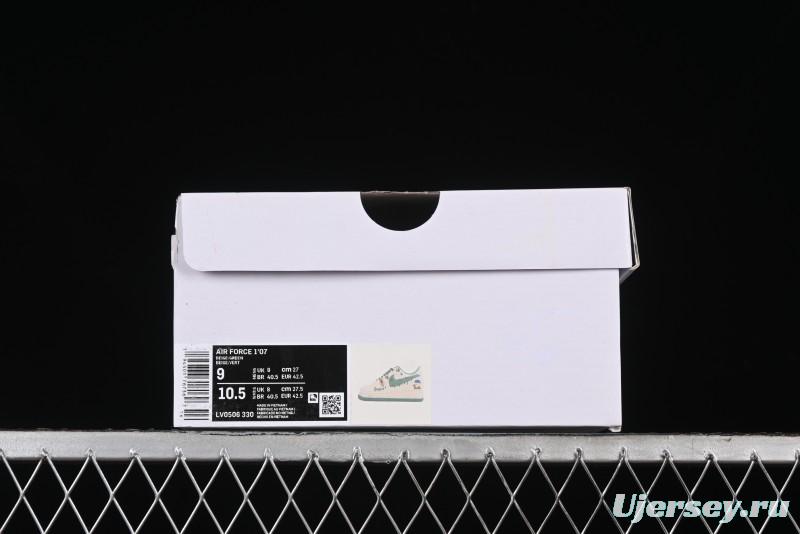 Nike Air Force 1 '07 Low x Capybara "Van Gogh" Casual Sneakers - LV0506-330