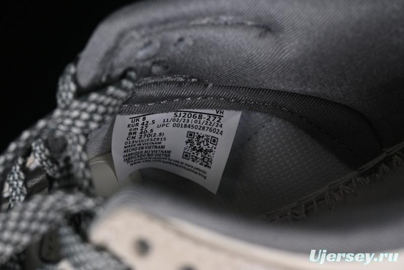 Nike SB Dunk Low x Supreme x Stussy Anniversary Customized Sneakers in Off-White Grey Check - SJ2068-272