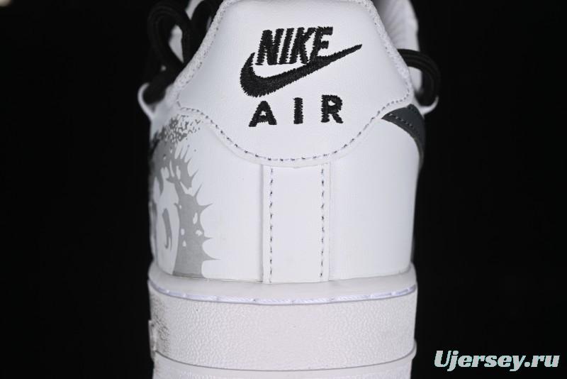 Nike Air Force 1 '07 Low Peace Dove Spray Custom Low-Top Casual Sneakers - ZH0316-031