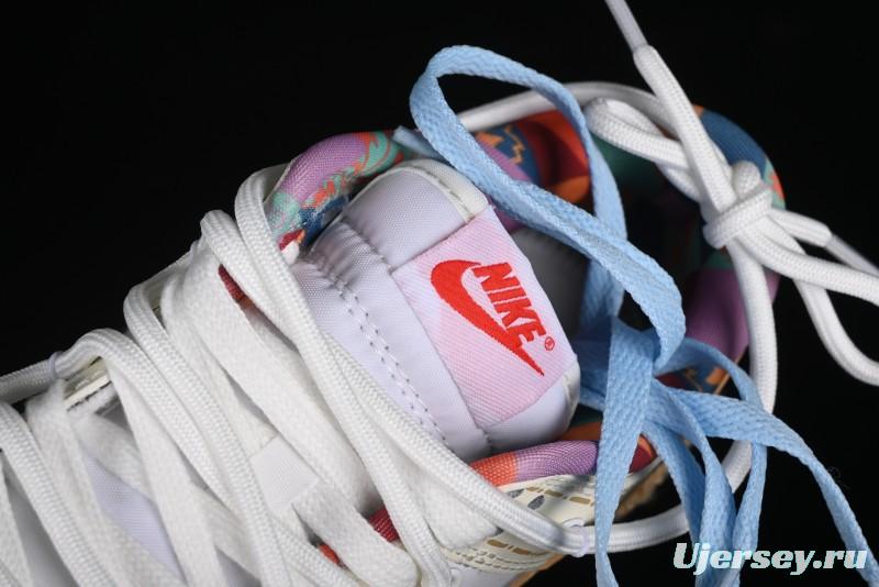 Nike Dunk Low Cake Bear White Yellow Low-Top Casual Sneakers - FN8913-141