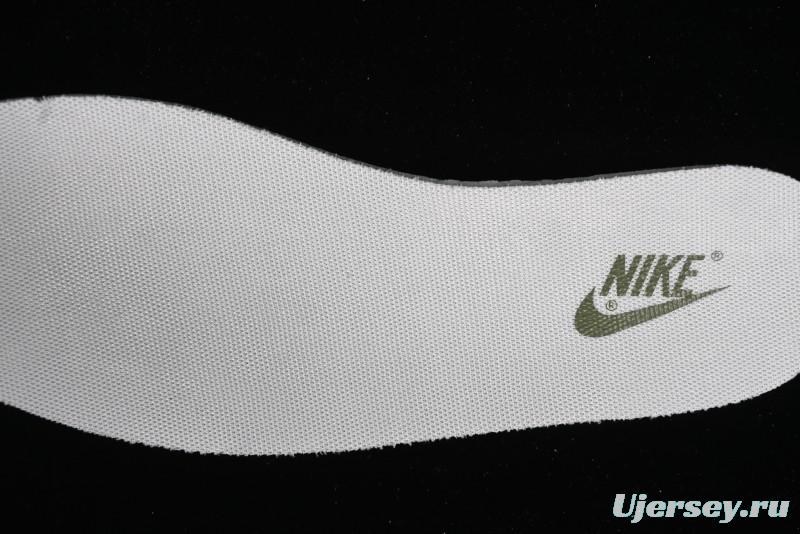 Nike Travis Scott x Fragment Design x Air Jordan 1 Low OG SP AJ1 Retro Sneakers in Sail Military Green - DM6688-602