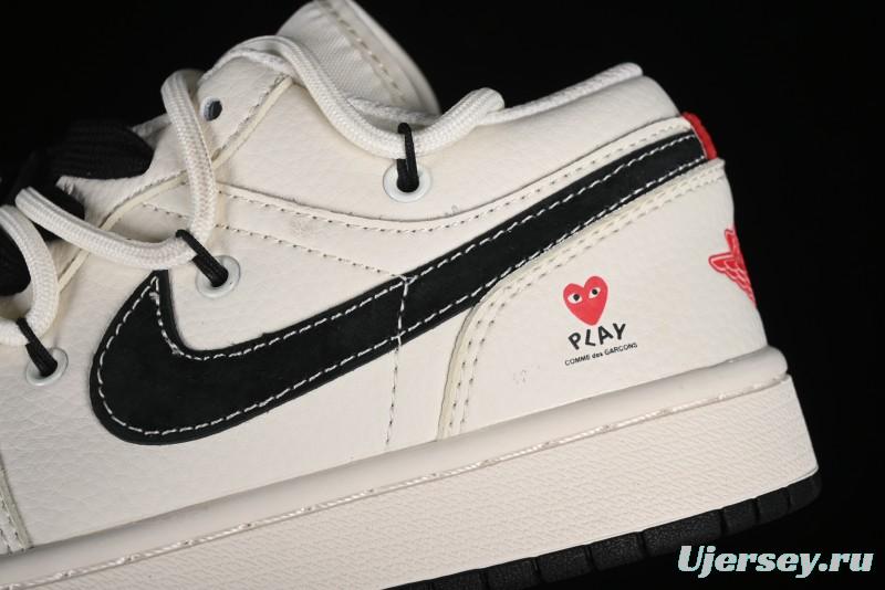 Nike Air Jordan 1 Low AJ1 Retro Basketball Shoes Comme des Garcons Collaboration - SJ9950-014