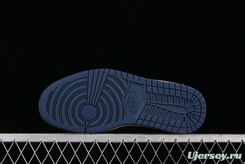 Nike Travis Scott x Fragment Design x Air Jordan 1 Low OG SP Retro Sneakers - JH6088-707