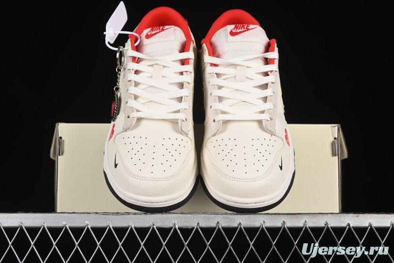 Nike SB Dunk Low Comme des Garcons Anniversary Custom Low-Top Casual Skate Shoes - KK1688-081