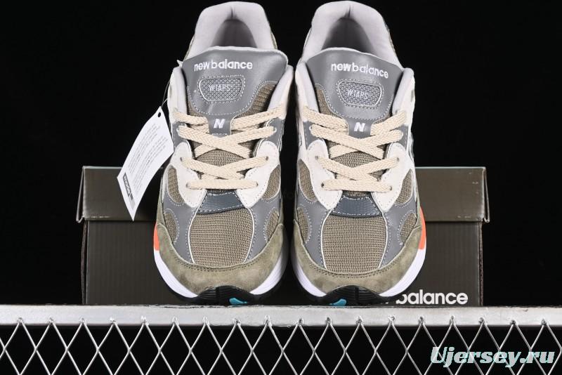 New Balance Made In USA M992 Series Classic Retro Casual Running Shoes - M992WT