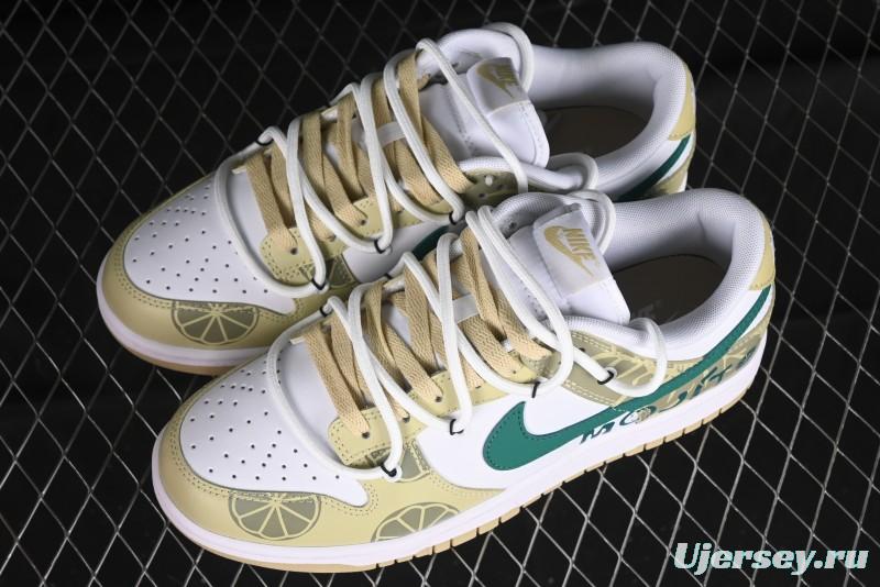 Nike Dunk Low SB Lemon Mojito Casual Skate Shoes - DV0833-100