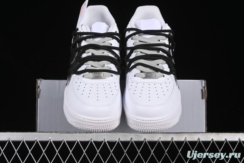 Nike Air Force 1 '07 Low Storm Graffiti Low-Top Casual Sneakers - DD2024-010