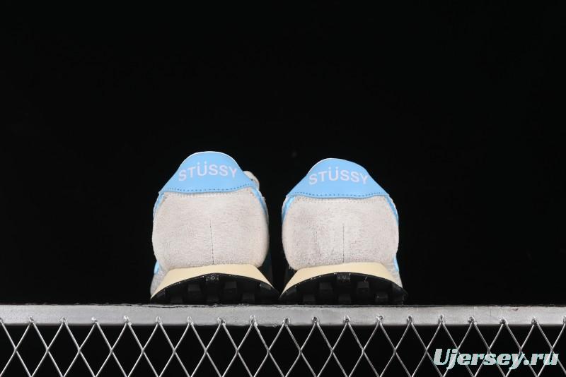 Nike Stussy Roshe Run LD-1000 Comfortable Versatile Slip-Resistant Durable Waffle Low-Top Casual Running Shoes - FQ5369-001