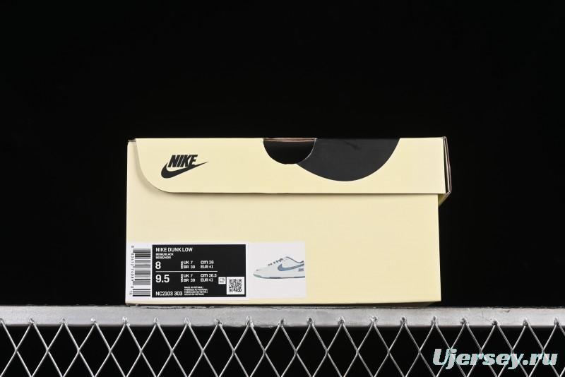 Nike SB Dunk Low NYC Collaboration Dark Blue Low-Top Casual Skateboarding Shoes - NC2103-303