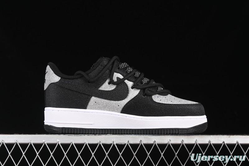 Nike Air Force 1 '07 Low Cleanfit High Street Retro Style Patchwork Starry Sky Full Diamond Lace-Up Low-Top Casual Sneakers - ZH0316-033