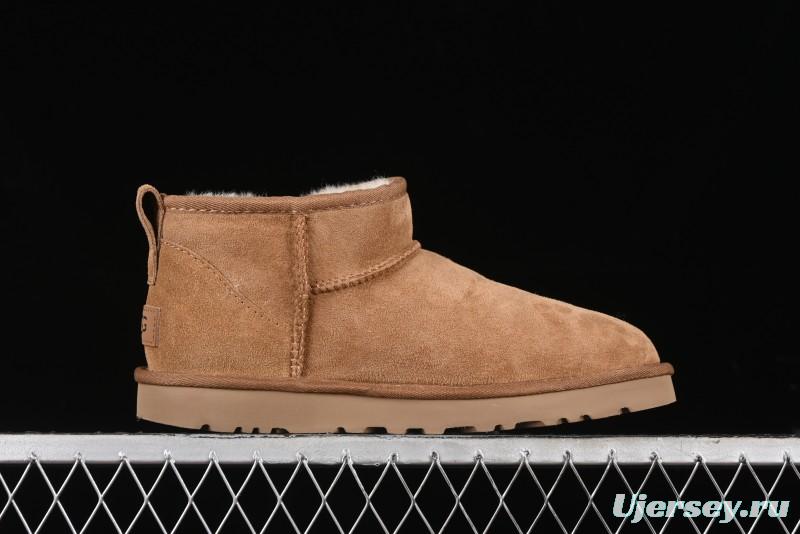 UGG Classic Ultra Mini Short Boots with Genuine Australian Shearling and TREADLITE Outsole - 1116109