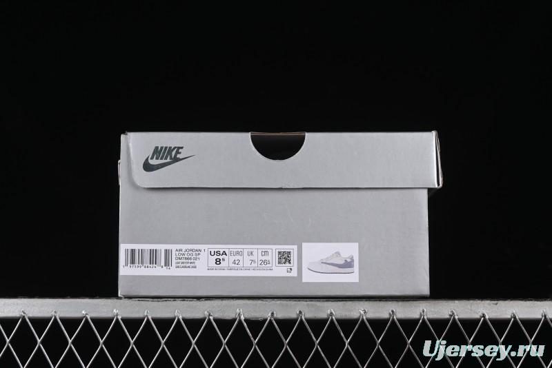 Nike Travis Scott x Fragment Design x Air Jordan 1 Low OG SP AJ1 Collaboration Sneakers - DM7866-021