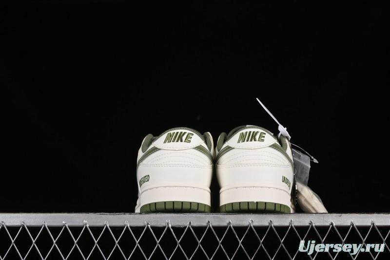 Nike SB Dunk Low UN Collaboration - Letter Green Anniversary High-End Custom Low-Top Casual Skate Shoes - BB2699-211
