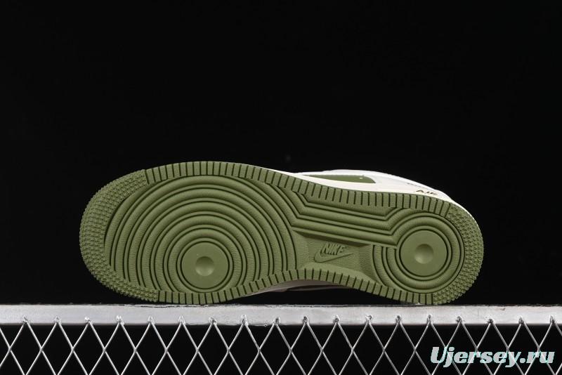 Nike Air Force 1 '07 Low Burberry Collaboration - Off White Mint Green Low Top Casual Sneakers - BB8588-221