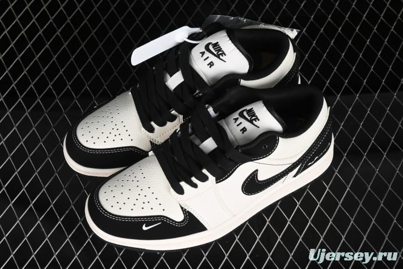 Nike Air Jordan 1 Low AJ1 Marvel Collaboration - Batman Custom High-End Low-Top Basketball Shoes - SJ6650-011