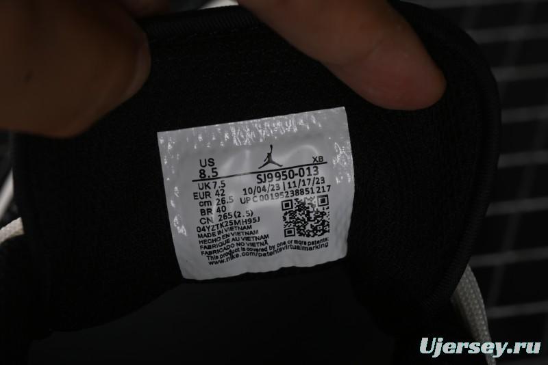 Nike Air Jordan 1 Low AJ1 x Violent Bear Collaboration - Black Beige Mark Line Custom Retro Basketball Shoes - SJ9950-013