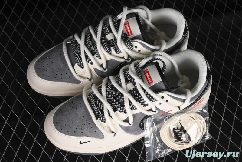 Nike SB Dunk Low Stussy Anniversary Edition Customized Low-Top Casual Sneakers - SJ2068-287