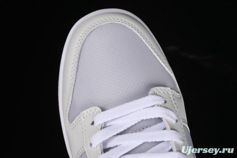Nike Dunk Low SB Silver Surfer Skateboarding Shoes with Metallic Silver Upper - HF0391-001