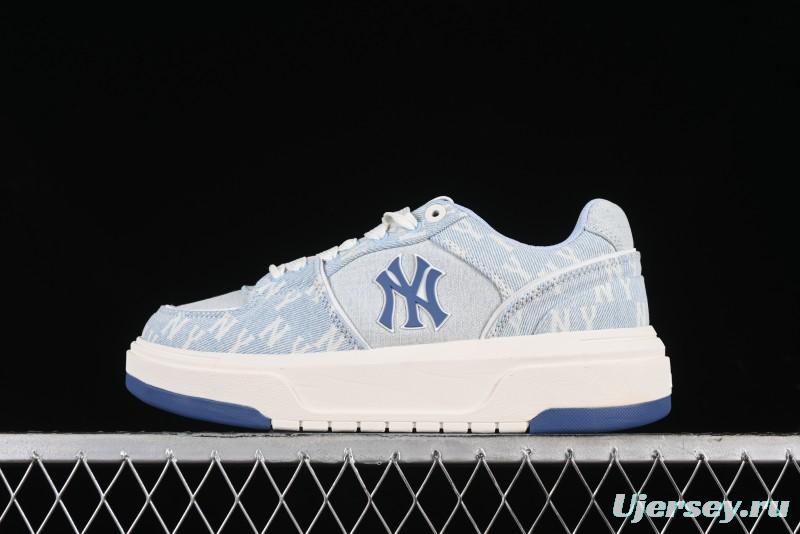 New York Yankees MLB Bigball Chunky Embo Monogram Platform Sandals - 3ASXCDC4N50SBS