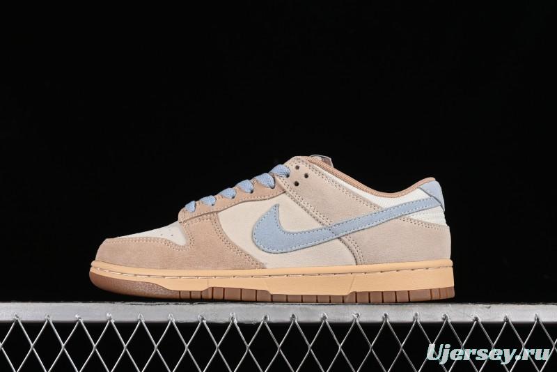 Nike Dunk Low SB Sanddrift Blue Vintage Suede and Light Blue Accent Casual Skate Shoes - HF0106-100