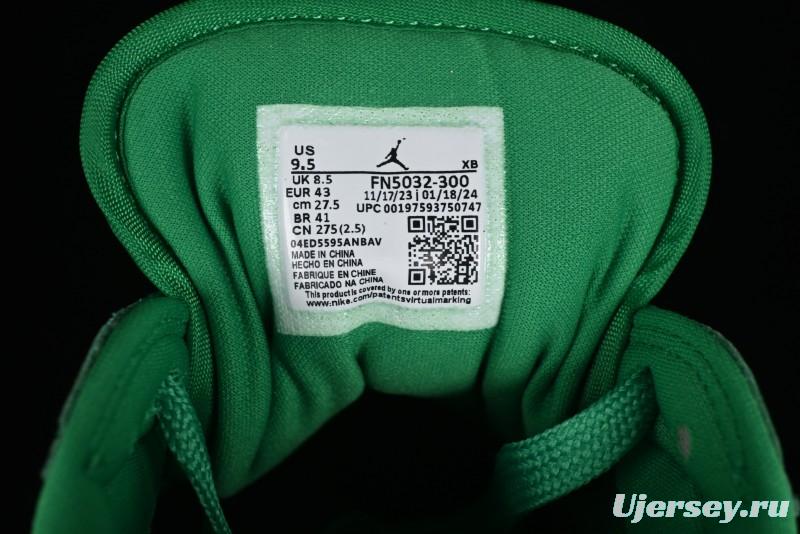 Nike Air Jordan 1 Low "Method of Make" Casual Sneakers in Green and Gold - FN5032-300